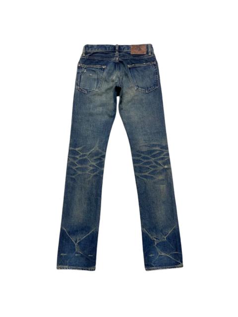 Hysteric Glamour Hysteric Glamour Rusty Distressed Denim Jeans Studded