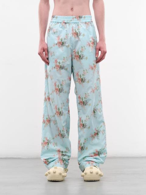 Walter Van Beirendonck Blurry Floral Print Basic Pants