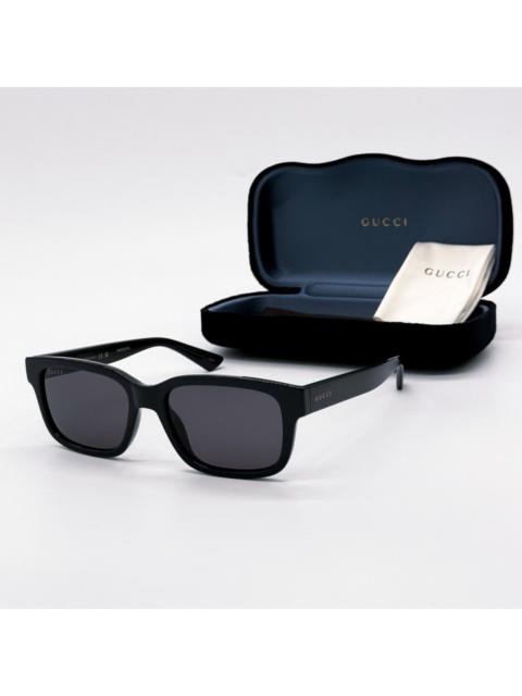 GUCCI NEW GUCCI GG1583S 001 SQUARE BLACK GREY MEN SUNGLASSES