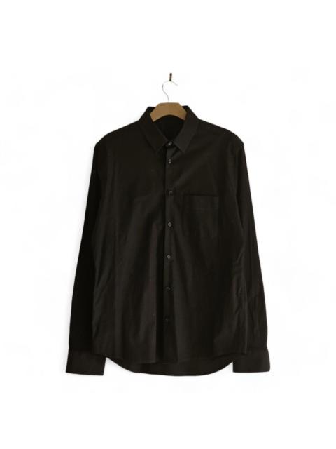 VERSACE Button Down Slim Fit Shirt - Cotton - Black 41 (XL) NWOT