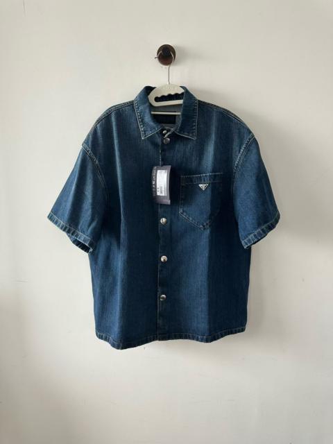 Prada Prada Denim Short Sleeve Shirt