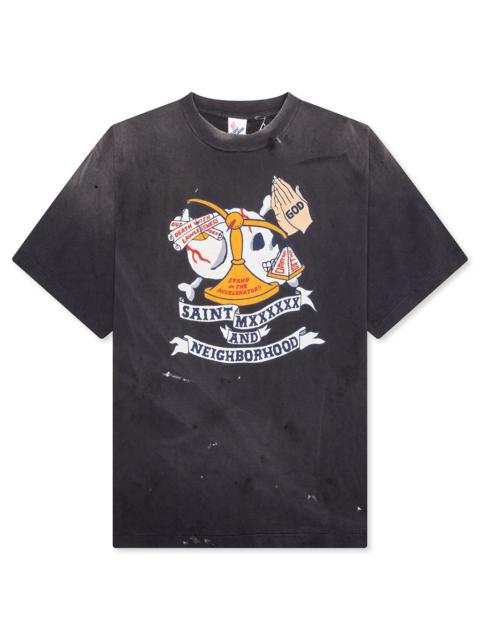 SAINT M×××××× SAINT MICHAEL X NEIGHBORHOOD MX6 STHD PRAY S/S SHIRT - BLACK