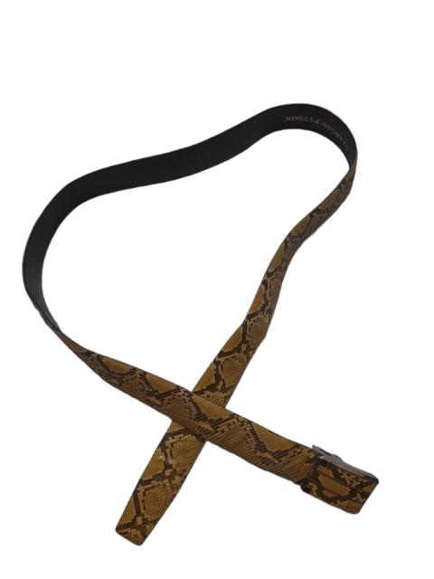 Other Designers Leather - Diamond Phyton Belt (E437)