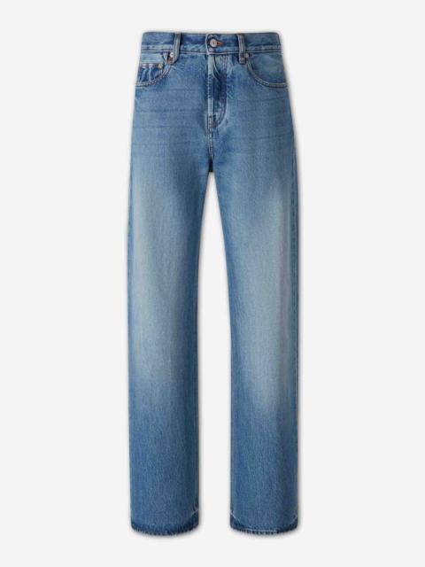 JACQUEMUS WIDE LEG STRAIGHT JEANS