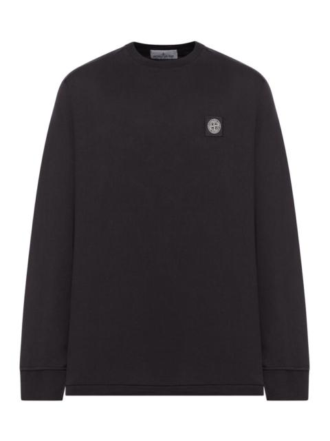 Stone Island Stone Island Men Long Sleeve T-Shirt With Compass Patch