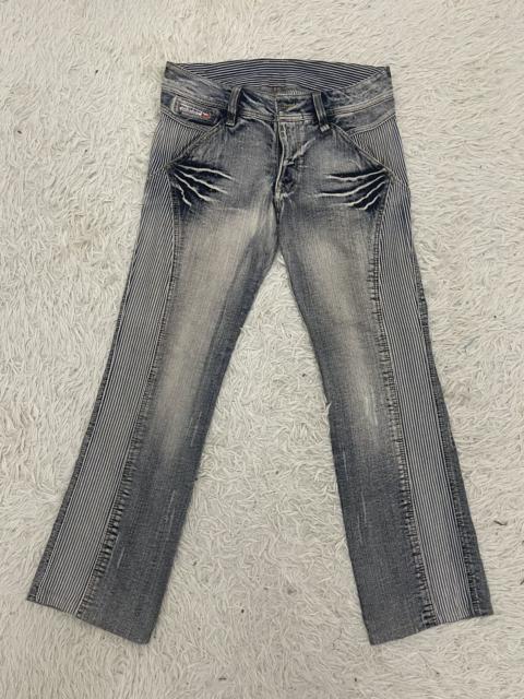 Other Designers Japanese Brand - Flare Jeans NICOLE CLUB For Men Distressed Denim