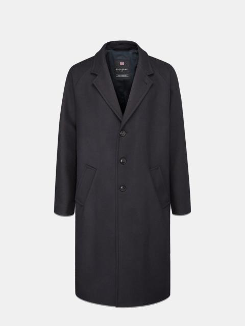 GLOVERALL Men's Chesterfield Overcoat Navy