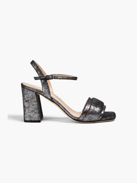 Other Designers Metallic suede sandals