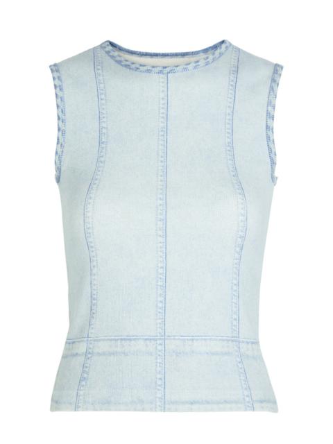 rag & bone Rag & Bone Mirimar Printed Stretch-cotton Tank