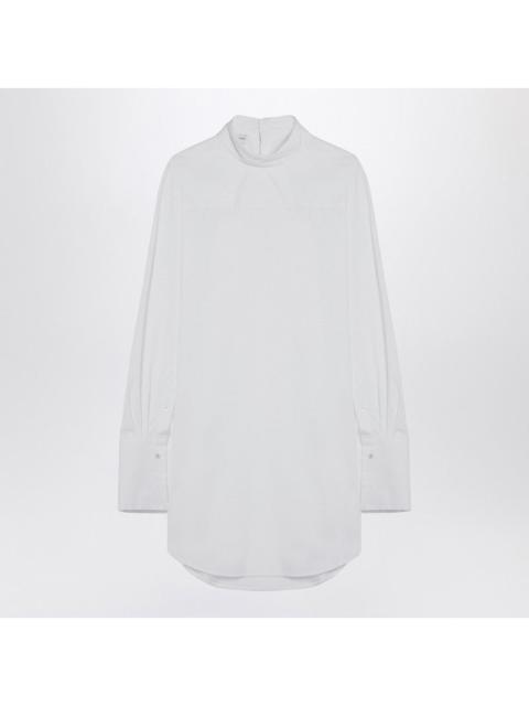 Dries Van Noten Dries Van Noten White Popeline Turtleneck Shirt Women
