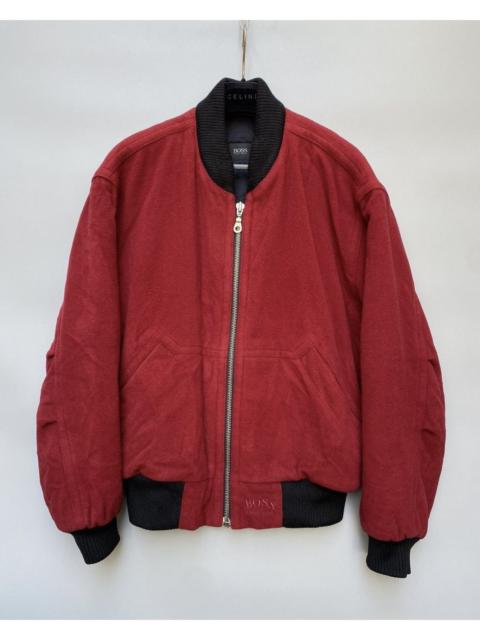 Other Designers 1980s- Hugo Boss Wool-Cashmere “Crissan” Bomber Jacket