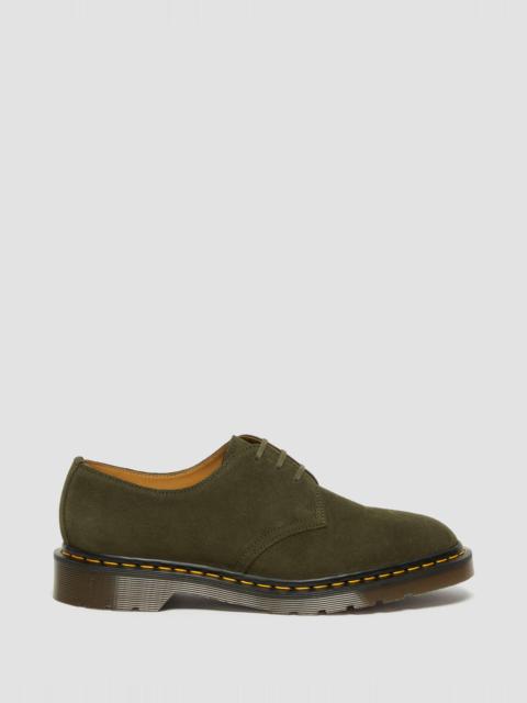 Dr. Martens 1461 Made in England Buck Suede Oxford Shoes