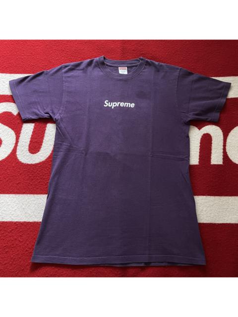 Supreme Supreme - 1999 Purple Tonal Box Logo Tee 90's RARE