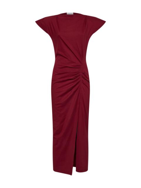 Isabel Marant Étoile Marant Etoile Women Dark Burgundy Cotton Jersey Nadela Long Dress