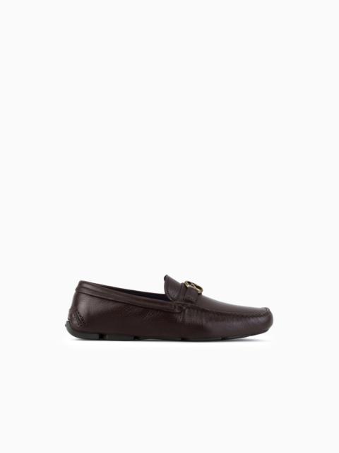 GIORGIO ARMANI Deerskin loafers