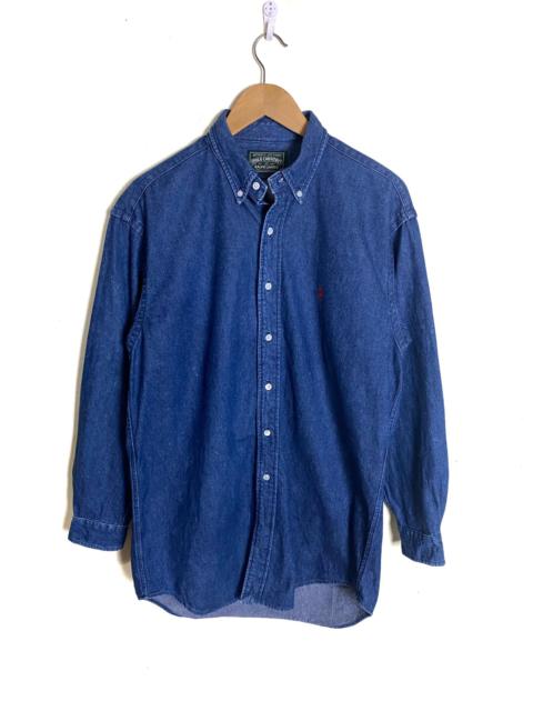 Other Designers Polo Ralph Lauren - Vintage 90’s POLO Ralph Lauren Polo Country Denim Jean Shirt