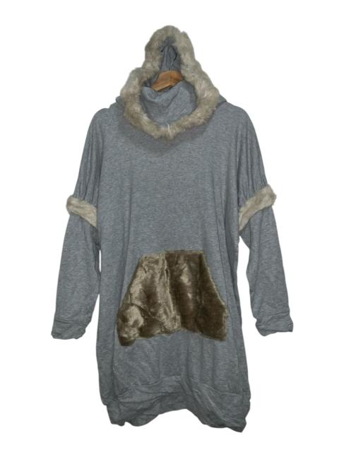 Other Designers Mercibeaucoup Faux Fur Hoodie
