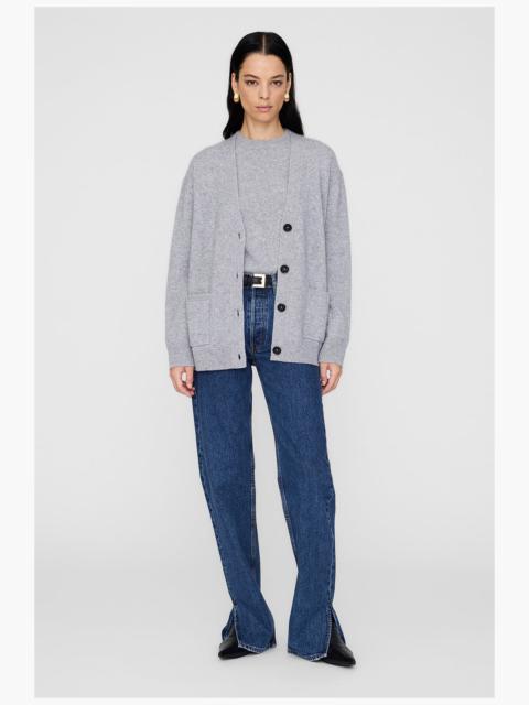 ANINE BING ANINE BING Jackson Cardigan in Medium Heather Grey at Nordstrom