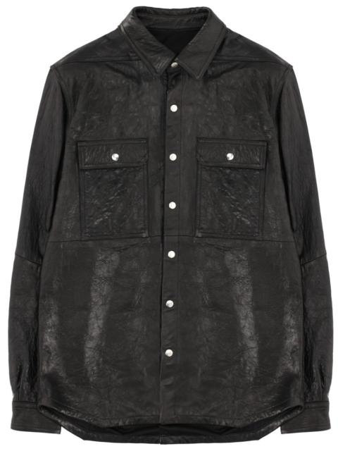 Rick Owens Rick Owens Men Leather Jacket