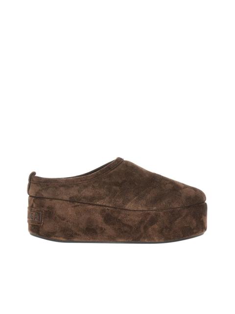 BALENCIAGA Balenciaga Alaska Soft Platform Clogs Brown
