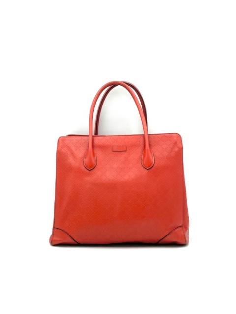 GUCCI Gucci Red Orange Diamond Shoulder Bag 354230 493492