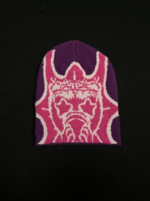 Japanese Brand - Chief Keef Glo Gang Graphic No Cuff Purple Mohair Beanie Hat