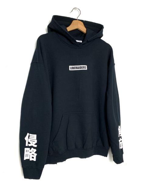 Other Designers Japanese Brand - Liberaiders “aggression” Distressed Pullover Hoodie