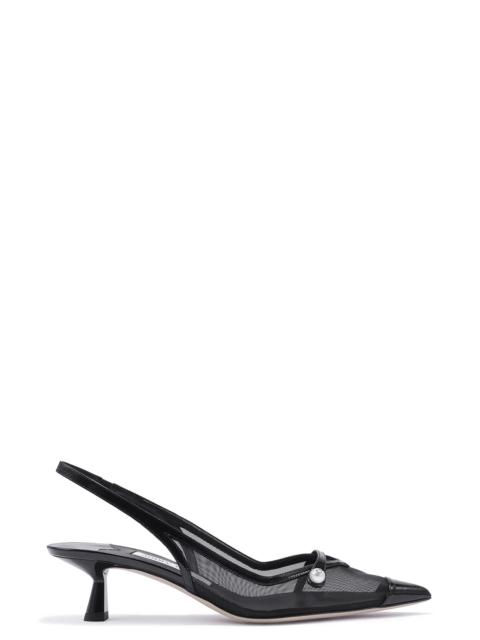JIMMY CHOO Amita Slingback Pump - Black