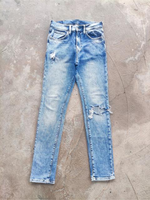Vintage Japanese Brand Distress Faded Denim