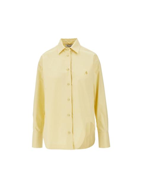 THE ATTICO POPLIN SHIRT WITH MOULDED HEM