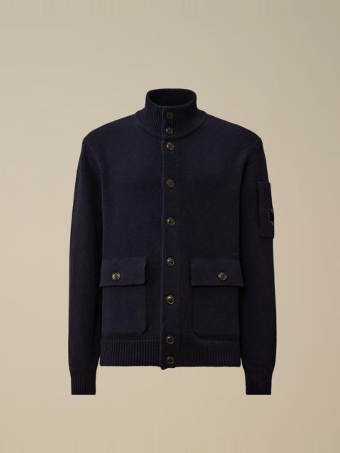 C.P. Company Lambswool GRS Buttoned Sweater