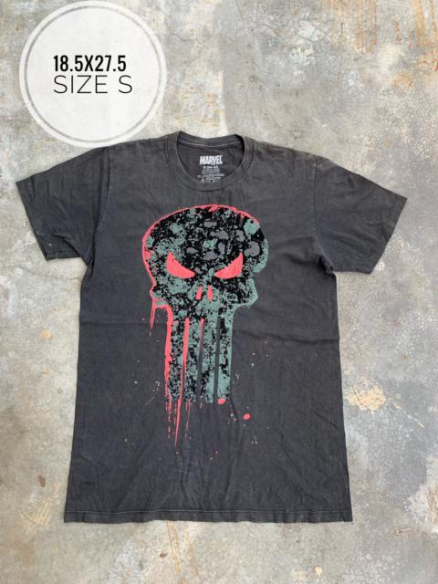 Other Designers Marvel Comics - Faded Style Marvel Punisher Big Logo Tshirt