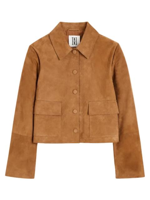 BY MALENE BIRGER Annie Suede Jacket in Rusty Sand