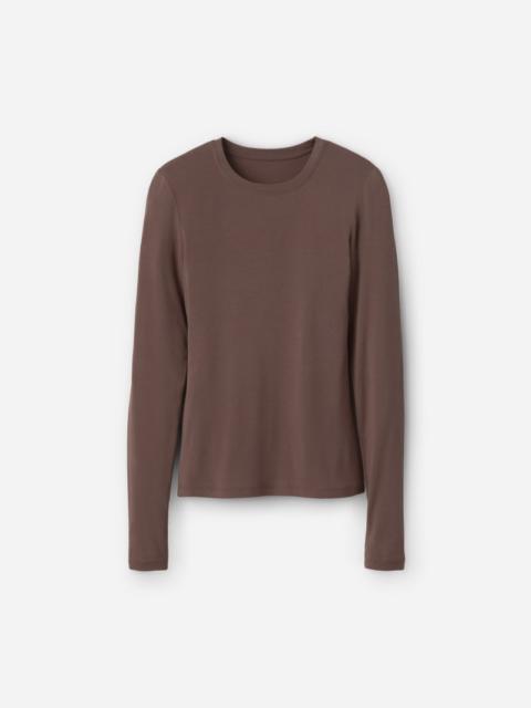 UGG ® Women's Aidelene Long Sleeve Tee LENZINGu2122 ECOVEROu2122 Viscose Blend Tops in Allspice