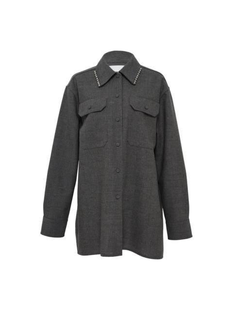 Jil Sander Wool Canvas Shirt