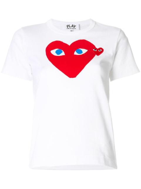 COMME DES GARÇONS PLAY SMALL AND BIG HEART T-SHIRT CLOTHING