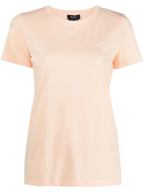 A.P.C. logo-print T-shirt