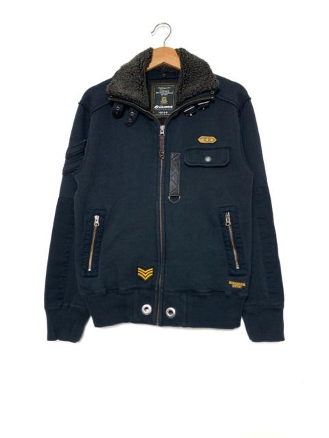 Other Designers Japanese Brand - Kissmark Military Army Sweater Zipper Jacket