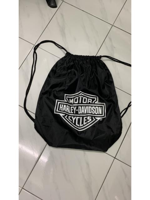 Other Designers Vintage - Vintage Harley Davidson Drawstring Polyster Bag