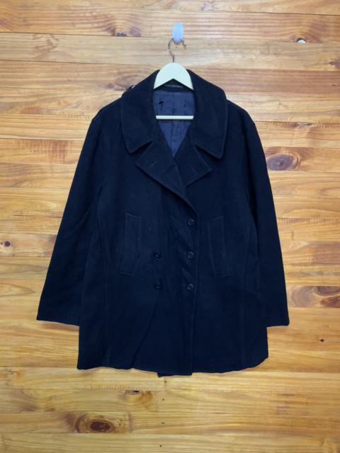 Yohji Yamamoto Vintage Yohji Yamamoto Laine Wool Pea Coat Made In Japan