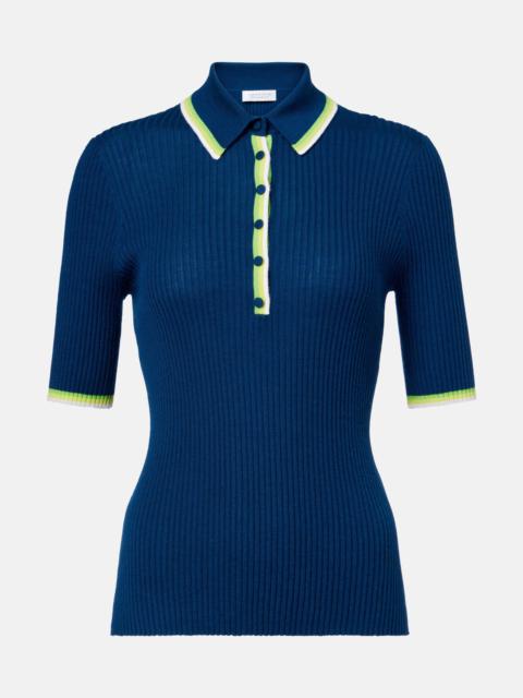 GABRIELA HEARST Perro cashmere and silk polo shirt