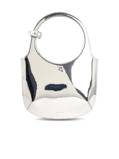 courrèges Courreges 'Holy Mirror' Silver Leather Bag Women