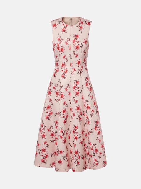EMILIA WICKSTEAD Mara floral faille taffeta midi dress