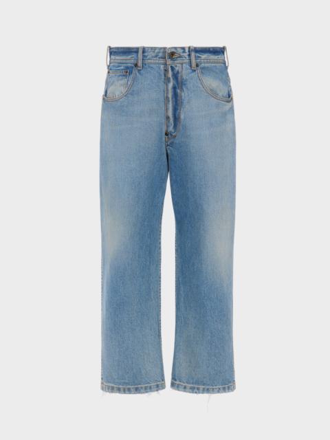 Maison Margiela Straight-leg cropped jeans