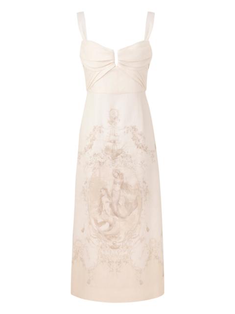 Zimmermann DRAPE MIDI DRESS