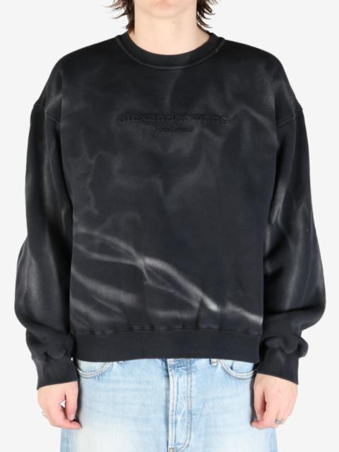 Alexander Wang ALEXANDER WANG - Unisex Crease Wash Crewneck Sweatshirt
