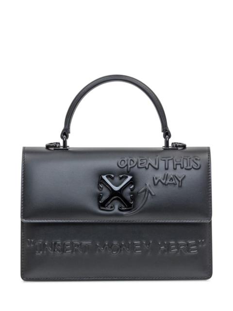 Off-White Hand Bag With Inscription