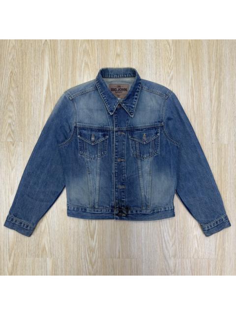 Other Designers Vintage - Vtg Big John Spirit Denim Jacket Gigi Hadid Style- JJ06