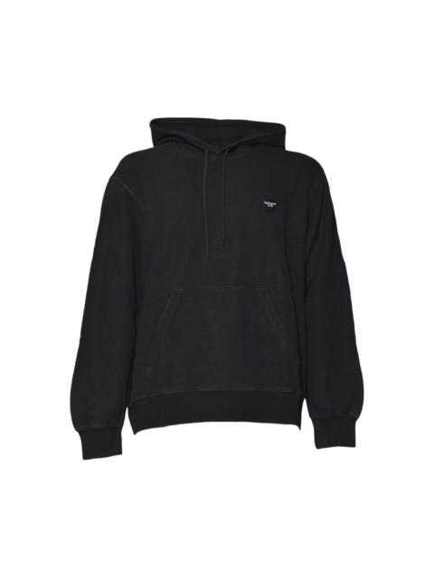 logo-embroidered hoodie