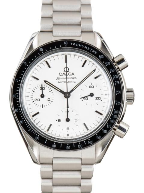 OMEGA Pre-owned Omega Speedmaster Reduced Albino White Dial